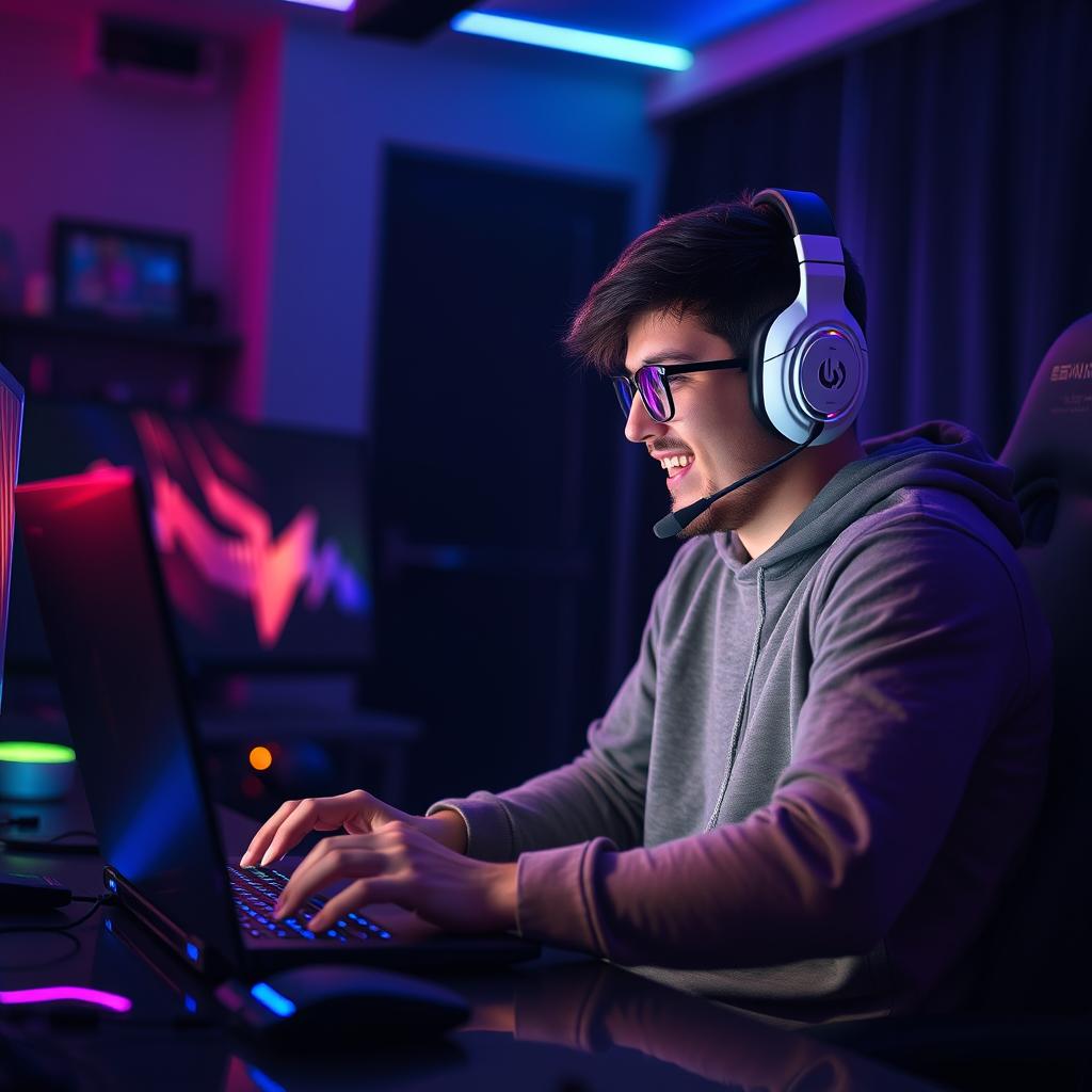Gamer menggunakan laptop gaming untuk panduan lengkap membeli dan menggunakan laptop